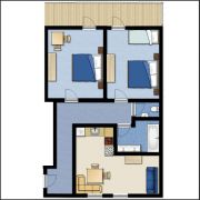 Grundriss Wohnung II